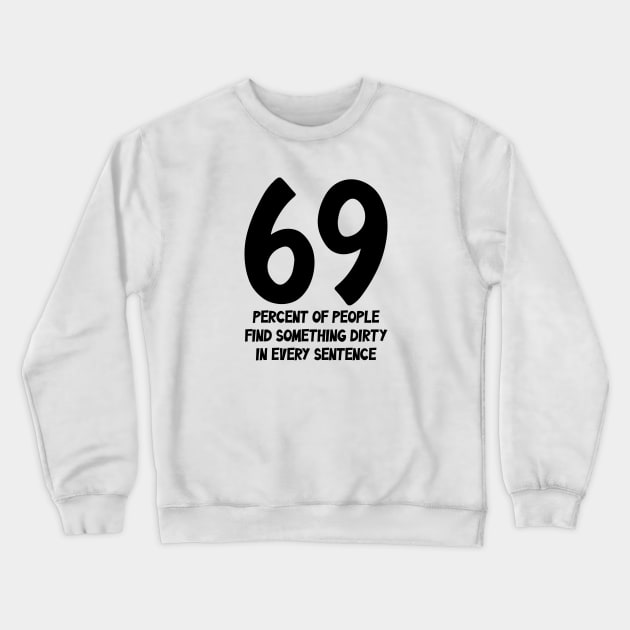 Funny Quote Crewneck Sweatshirt by zeedot